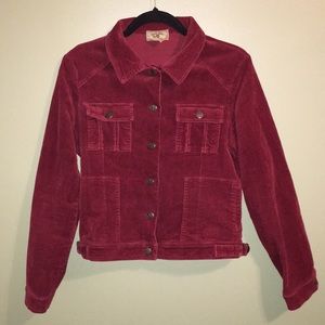 Red Corduroy Jacket